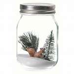 Mini Garden in Mason Jar, Squirrel