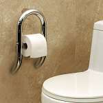 Invisia Wall Toilet Roll Holder - Brushed...