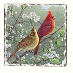 Beautiful Songbirds Cardinals Trivet