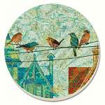 Birds on a Wire Coasters Set of 4
