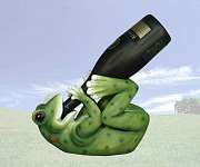 Frog Wine Holder
