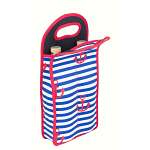 Neoprene Wine Bottle Tote Holds 2 Bottles