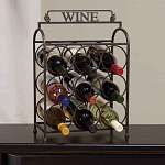 Vintage 9 Bottle Wine Holder
