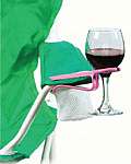 Pink Wine Glass Holder Hook