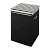 Whitmor Black and White Ottoman