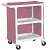 MAUVE - 2 SHELVES - SOLID VINYL