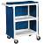 ROYAL BLUE - 2 SHELVES - SOLID VINYL