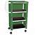 FOREST GREEN - 3 SHELVES - SOLID VINYL