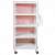 MAUVE - 4 SHELVES - SOLID VINYL