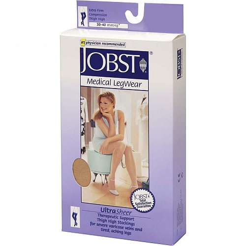 Jobst UltraSheer Thigh High Compression Stockings