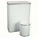 Budget Series Diamond Pattern Vinyl Jumbo Hamper & Round Matching Wastebasket