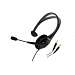Noise-Cancelling Headset Microphone with 2 Plugs