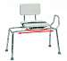 Padded Sliding Transfer Bench with Swivel