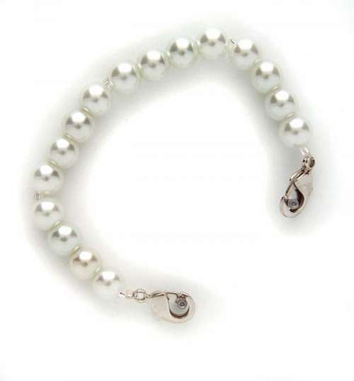 Faux Pearl Medical ID Bracelet