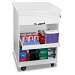 White Polyethylene Maui Lab Island 2 Foot Lab Cart