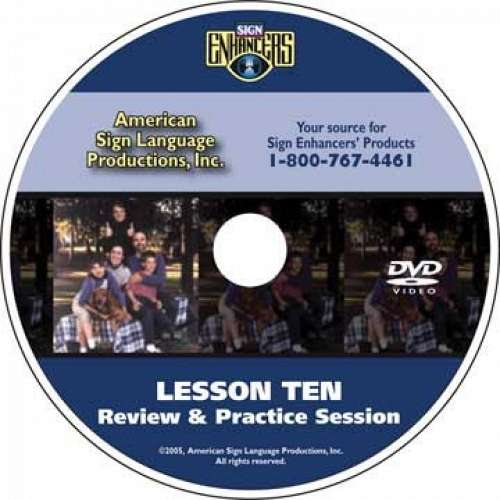 Beginning ASL VideoCourse Lesson 10 DVD