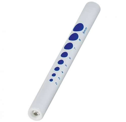 Pupil Gauge Disposable Penlight