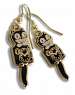 Kit-Kat Clock Earrings