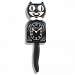 Classic Black Kit-Cat Clock