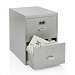 Miniature File Cabinet w/Clock