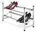 Chrome Shoe Rack Expandable & Stackable