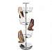 Chrome Revolving Shoe Rack