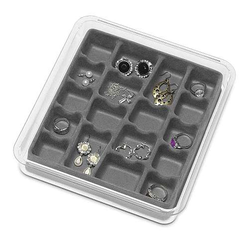 20 Section Stackable Jewelry Tray
