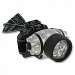 Combo 7 LED Headlamp and 9 LED Flashlight