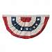 Pleated Full Fan with Stars