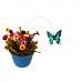 Potted Fluttering Butterfly