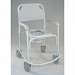 Shower Chair Commode with Elongated Seat