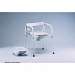 Universal Steel Commode with Elongated Seat and Removable Back Pail & Splash Guard