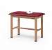 H-Brace Taping Table with Cabinet