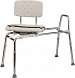 Sliding Transfer Bench with Swivel Seat