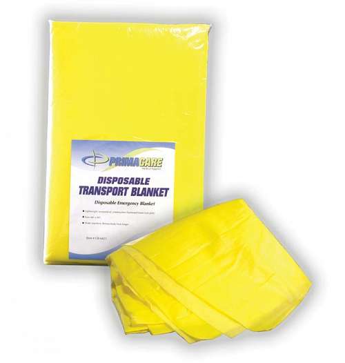 Yellow Foam Emergency Blanket