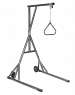 Heavy Duty Trapeze with Base and Wheels, Silver Vein