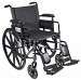 Cirrus IV Lightweight Dual Axle Wheelchair with Adjustable Arms with Detachable Desk Arms