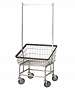 Large Front Load Laundry Cart w/ Double Pole