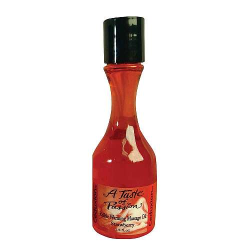 A Taste Of Passion Flavored Warming Massage Oil
