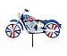 22 inch Patriotic Motorcycle Spinner