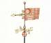 American Flag Weathervane Polished Copper + FRT