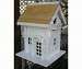 Arbor Cottage Birdhouse White