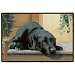 Black Lab Porch Doormat