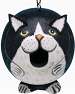 Black & White Cat Gord-O Birdhouse