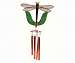 Black Dragonfly wLeaves Wind Chime