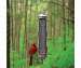 Bird Feeder Thermometer 1 lb Satin Nickel