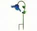 Blue Solar Bell Flower Stake
