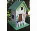 Butterfly Cottage Birdhouse Green