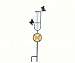 Butterfly Rain Gauge on Stake