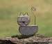 Cat Natural River Stone